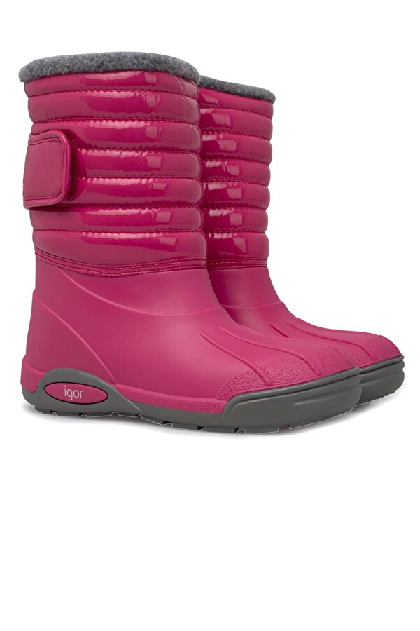 Topo Ski Charol Çocuk Yağmur Çizmesi W10168-007