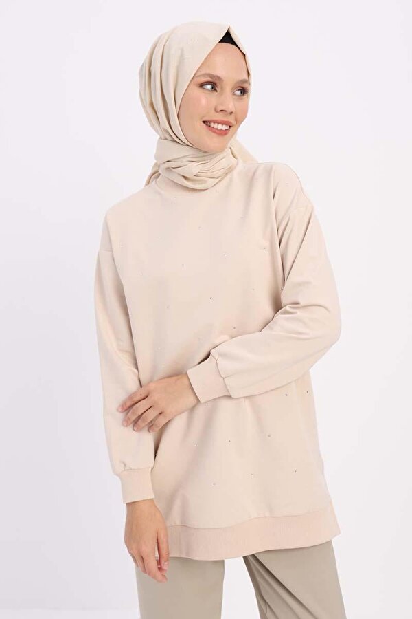 Taş-Taşlı Sweat Tunik
