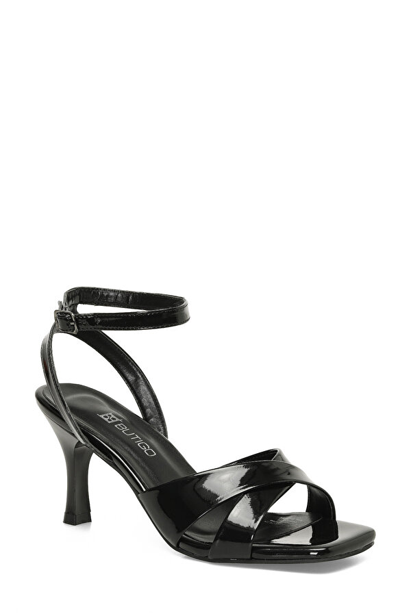 25S-278 5FX Siyah Kadın Topuklu Sandalet