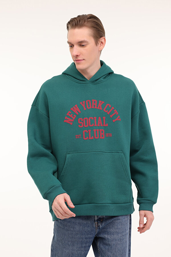 ML MIKE 17CTY112 4PR Yeşil Erkek Sweatshirt