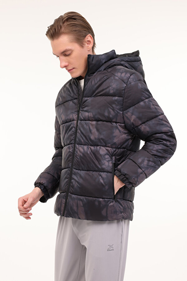 ML WARM COAT MJ24828 4PR Gri Erkek Kısa Kaban