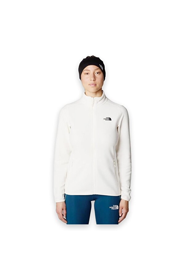 Nf0A855O W 100 Glacier Fz Eu Beyaz Kadın Outdoor