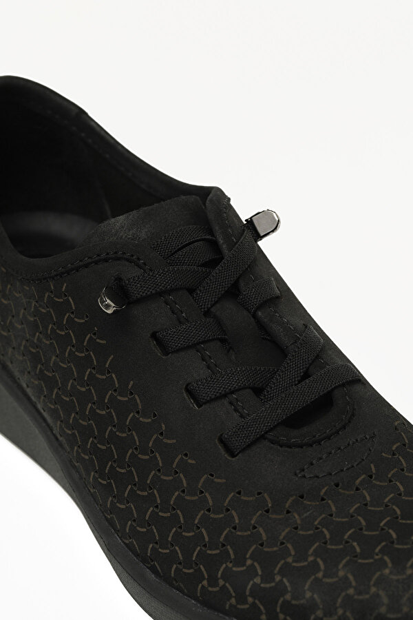 105550.SZ5FX Siyah Kadın Dolgu Ayakkabı