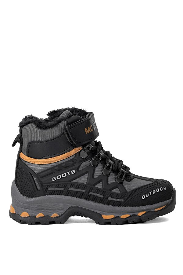 1831 Patik Erkek Çocuk Outdoor Bot Siyah - Füme