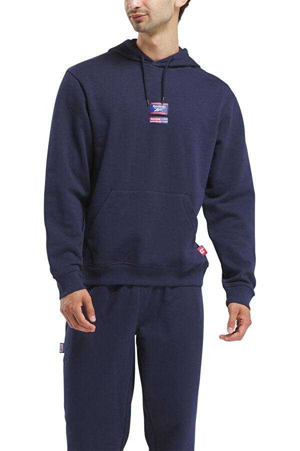RI BADGE HOODIE NAVY BLUE Man 449