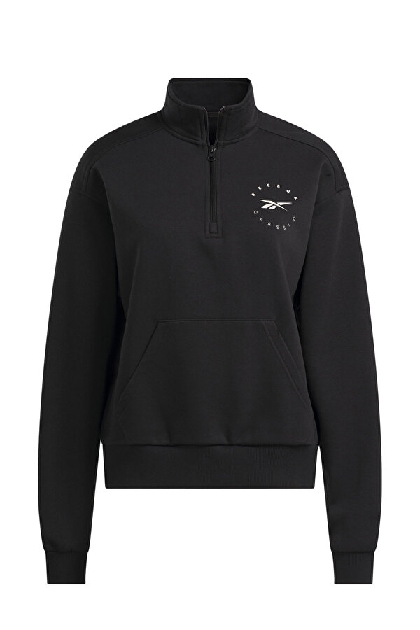 Reebok Q3 Ide Fleece Midlayer Черный Женщина Джемпер
