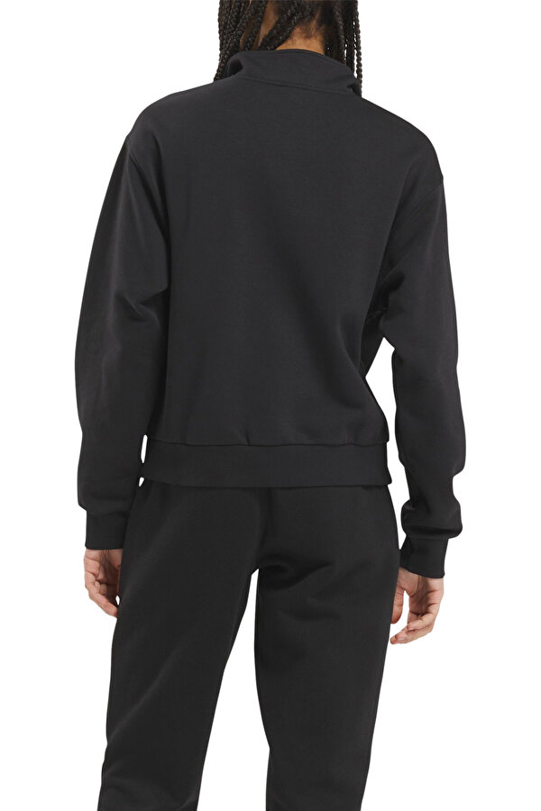 Reebok Q3 Ide Fleece Midlayer Черный Женщина Джемпер
