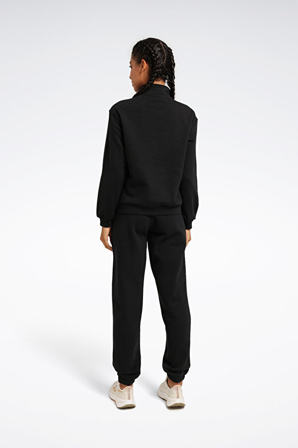 Reebok Q3 Ide Fleece Midlayer Черный Женщина Джемпер