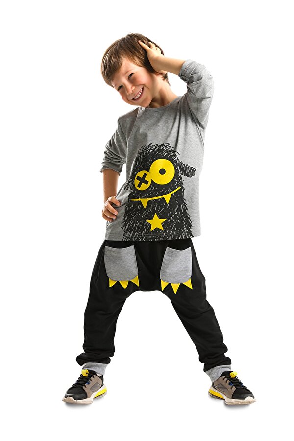 Xo Ponçik Erkek Çocuk T-shirt Pantolon Takım