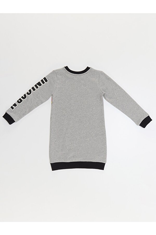 Unicorn Kız Çocuk Gri Sweat Elbise