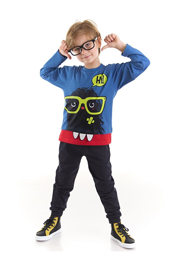 Hi Monster Erkek Çocuk T-shirt Pantolon Takım