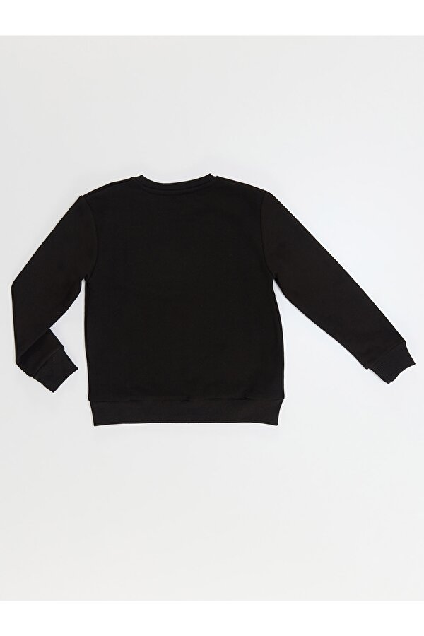Uğurböceği Kız Çocuk Siyah Sweatshirt