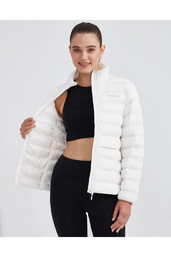 W Outerwear Pop Up Detailed Padded Jacket S231240 Günlük Kadın Mont