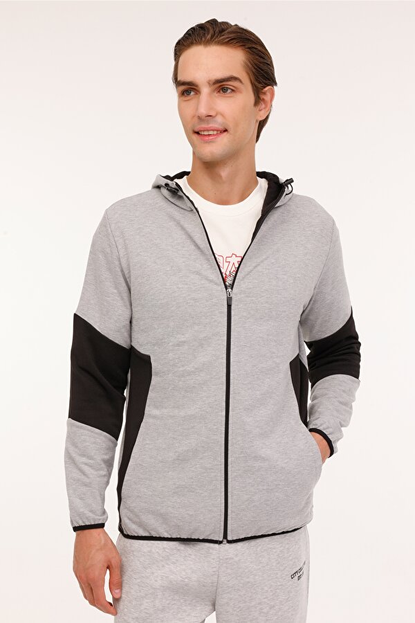 Kinetix Ml Rush 18Sn589 4Pr Серый 012 Мужчина Толстовка На Молнии