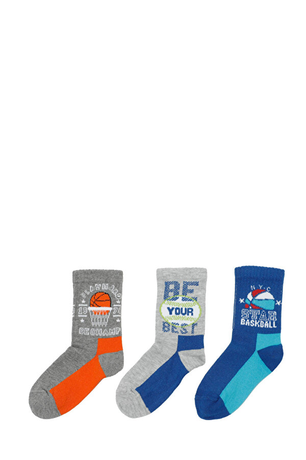 Polaris Best 3 Lu Skt-B 4Pr Синий 011 Дошкольник, Мальч. Носки 3 Пары