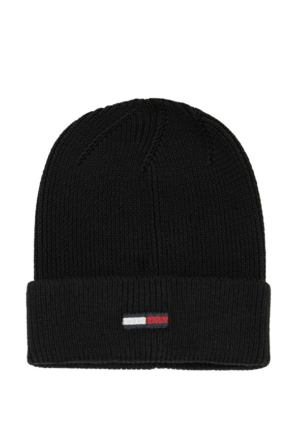 TJW ELONGATED FLAG BEANIE Siyah Kadın Şapka