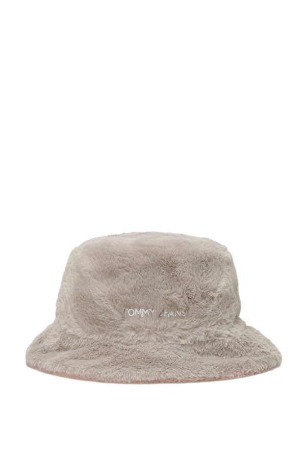 TJW LINEAR FUR BUCKET HAT Gri Kadın Şapka