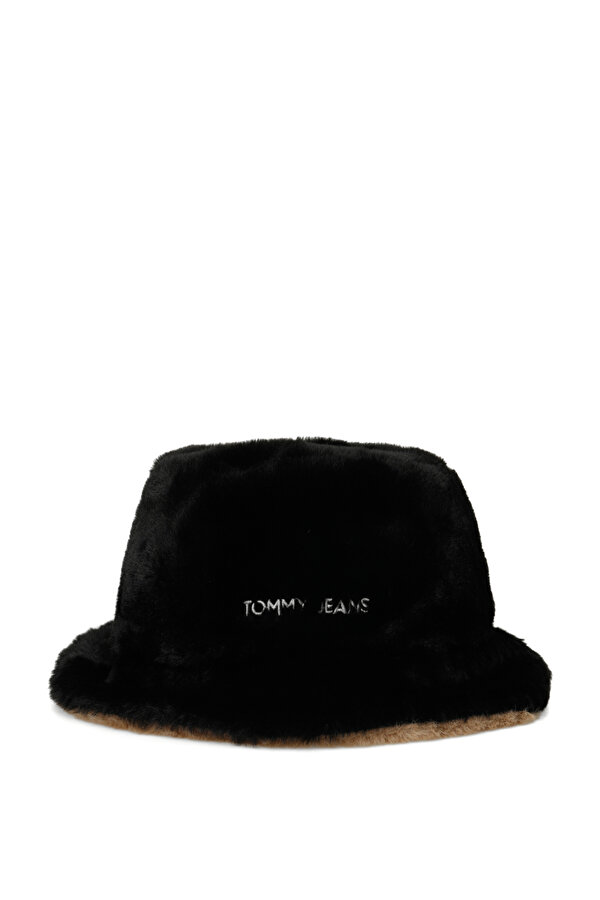 TJW LINEAR FUR BUCKET HAT Siyah Kadın Şapka