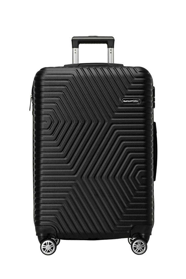 SANDERUM -O 5FX Siyah Unisex Orta Boy Valiz