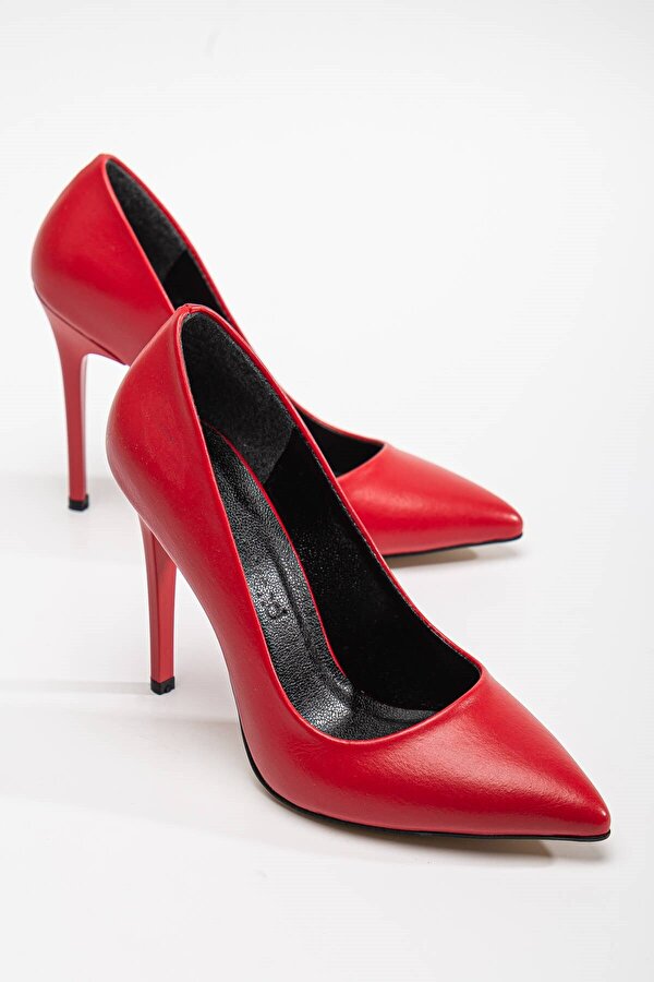Kadın Stiletto KIRMIZI CİLT
