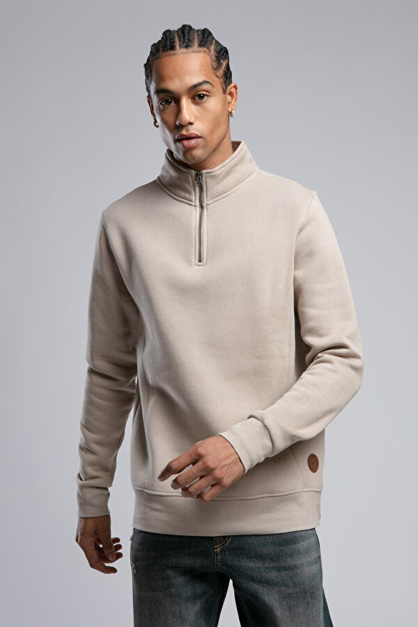 Erkek Sweat 251 LCM 241032 1201 BEJ