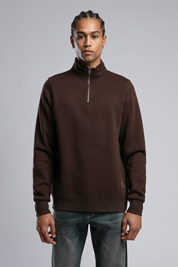 Erkek Sweat 251 LCM 241032 6101 KAHVE