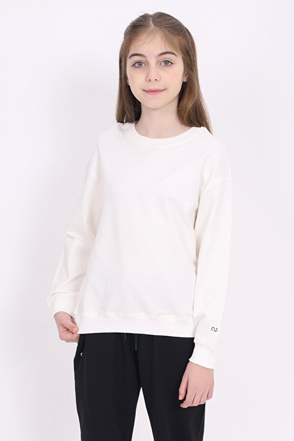 Toontoy Kız Çocuk Baskılı Sweatshirt