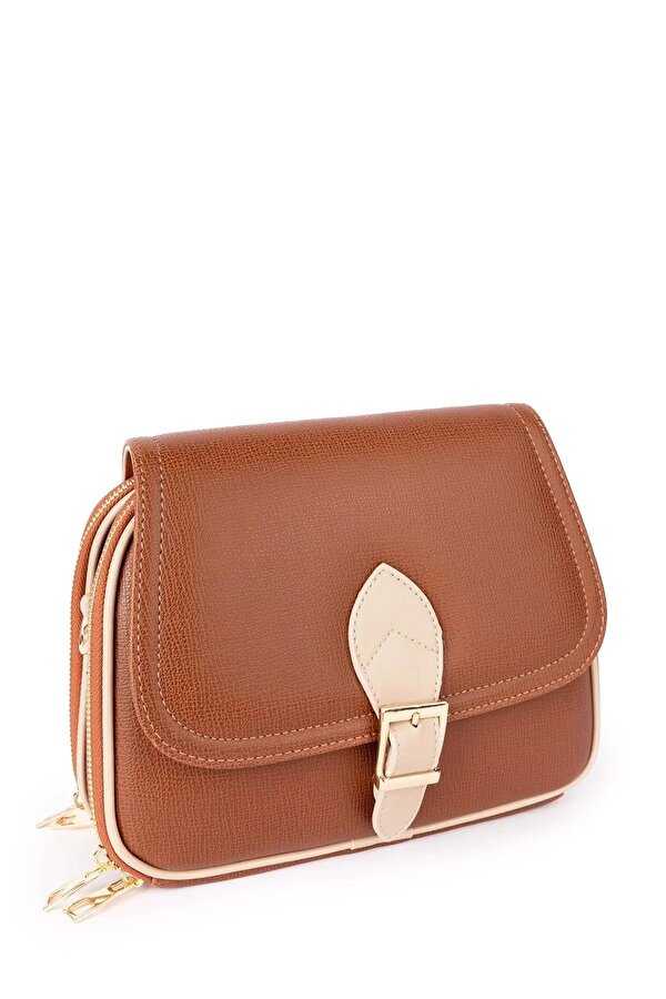 1406 Kadın Çok Bölmeli Günlük  Omuz Çantası