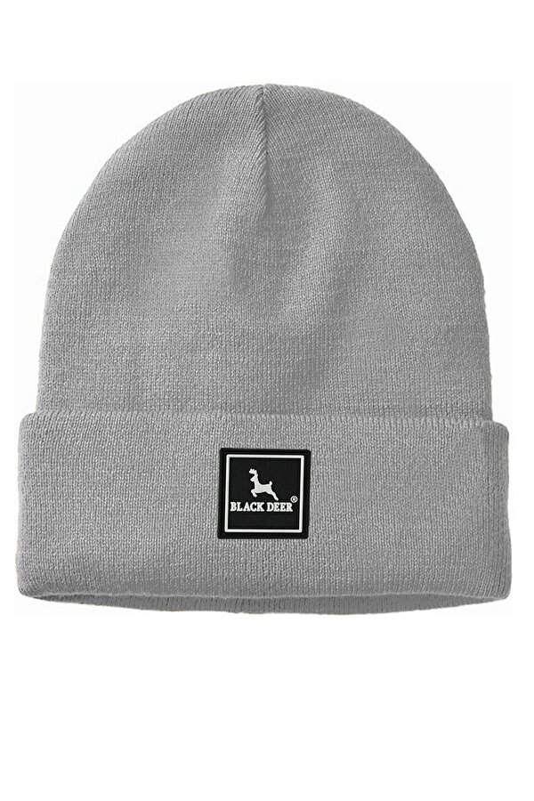 Unisex Kışlık Bere Şapka Düz Logolu Yumuşak Triko Basic Akrilik Beanie