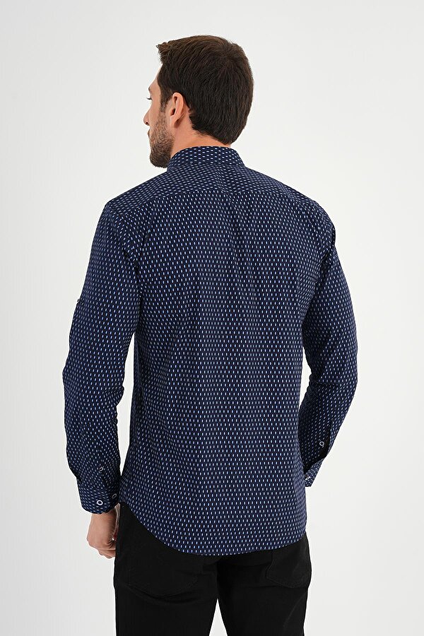 ALEXANDERGARDI PUANTİYELİ SLİM FİT GÖMLEK (E20-32110)