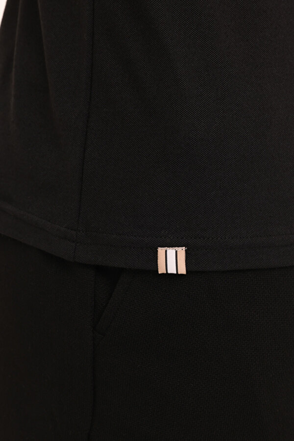 Lumberjack Ml Franky 12Ba-111 4Pr Черный Мужчина Рубашка-Поло