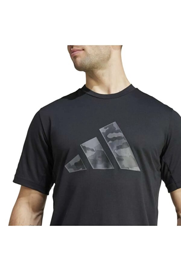 CAMO BIG LOGO T BLACK Man 054