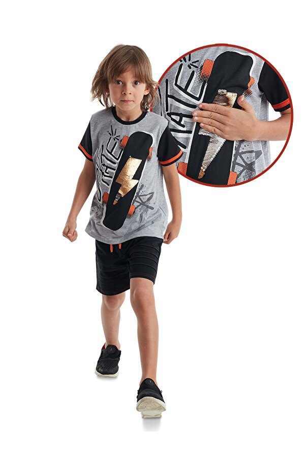 Thunder Skate Erkek Çocuk T-shirt Şort Takım