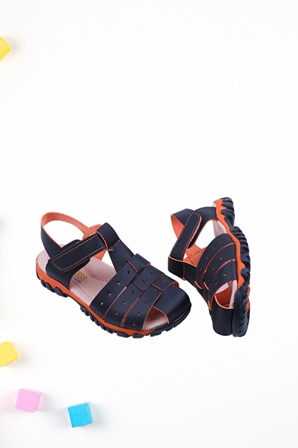 Arzen-2882 Erkek Çocuk Ortopedik Sandalet Ayakkabı