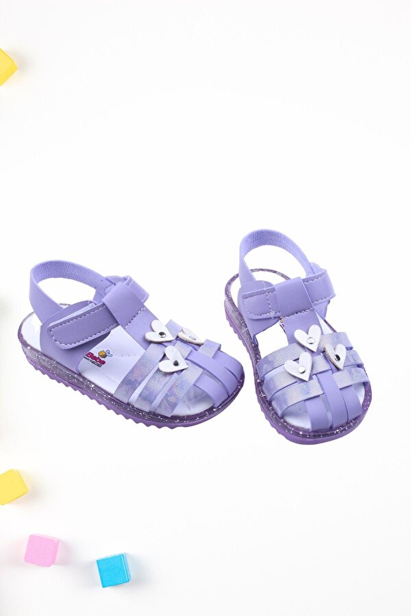 Arzen-2879 Kız Bebek Ortopedik Sandalet Ayakkabı