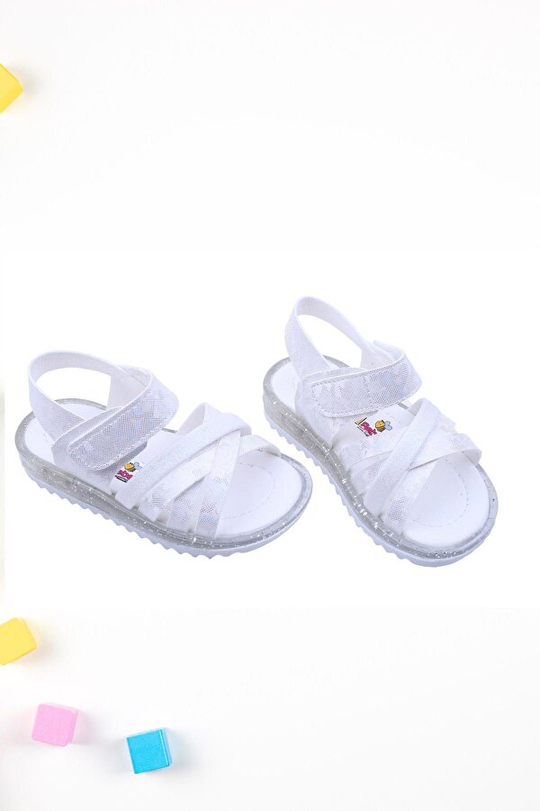 Arzen-2876 Kız Bebek Ortopedik Sandalet
