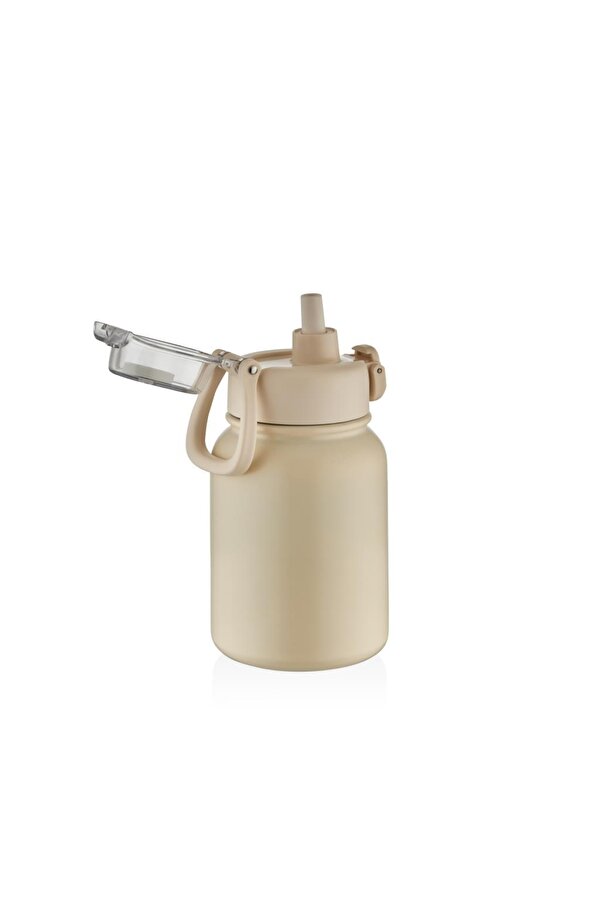 Chees Çelik Termos Matara 600Ml Ekru