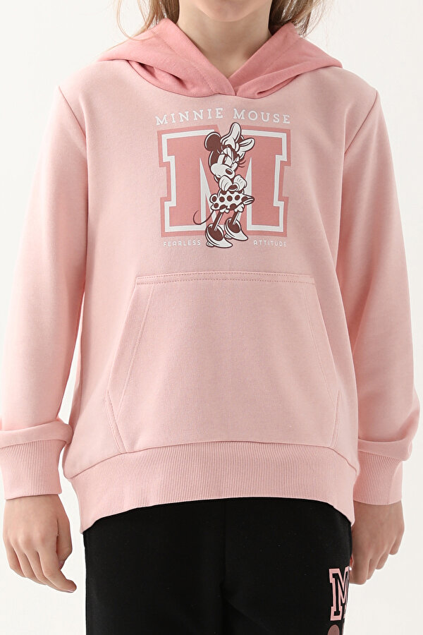 D4813-3 Kız Çocuk Eşofman Takımı Pudra