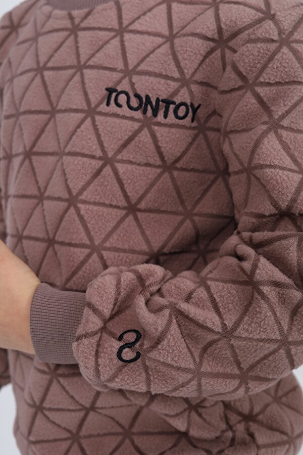 Toontoy Unisex Çocuk Nakışlı Sweatshirt