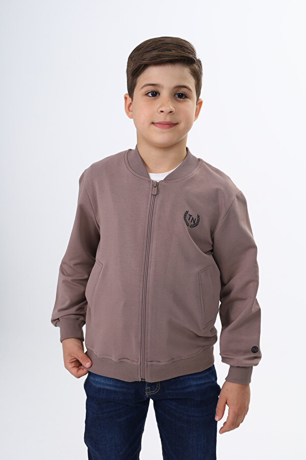 Toontoy Erkek Çocuk Baskılı Hırka
