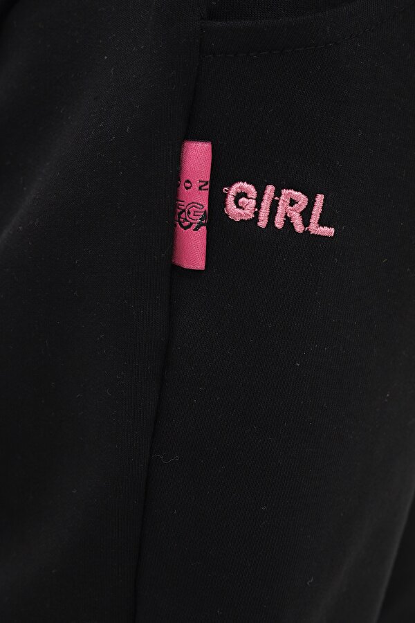 Toontoy Kız Çocuk Nakışlı Eşofman Takım