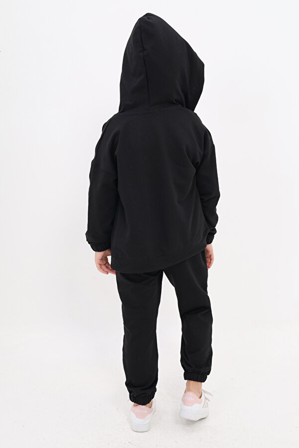 Toontoy Kız Çocuk Nakışlı Eşofman Takım