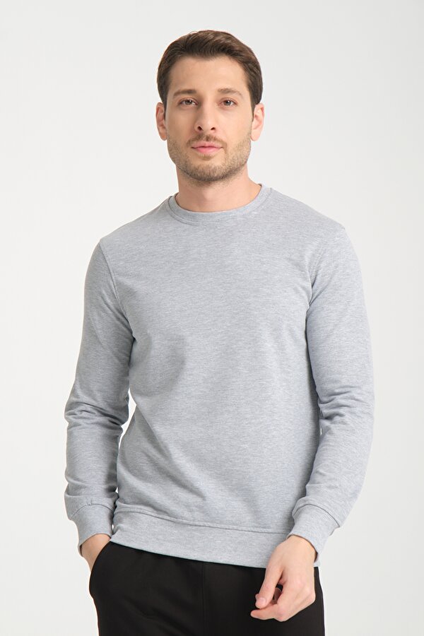 Bisiklet Yaka Basic  İnce Mevsimlik  Sweatshirt RD23YE581001