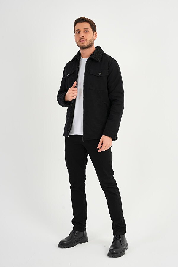 ALEXANDERGARDI Cepli Fermuarlı Gömlek Yaka Ceket (AG-NORTH-J55-01)