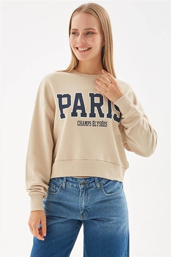 Kadın Crop Sweatshirt 24K0053K1