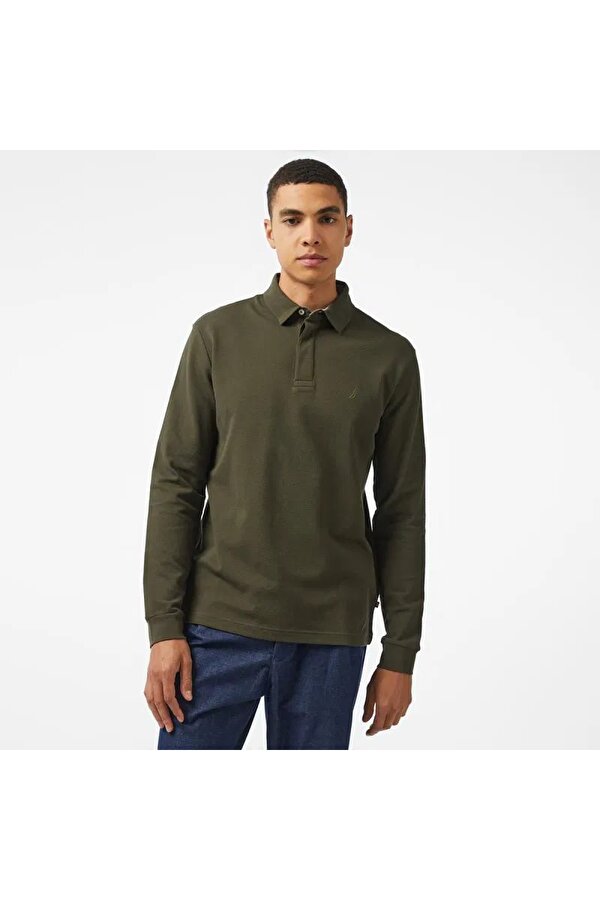 Erkek Polo Yaka Sweatshirt