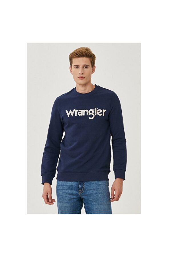 Regular Fit Normal Kesim Erkek Lacivert Sweatshirt W212025410