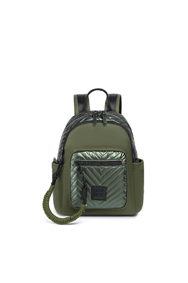 Parlak Kumaş Küçük Boy Askılı Kadın Sırt Çantası 3252