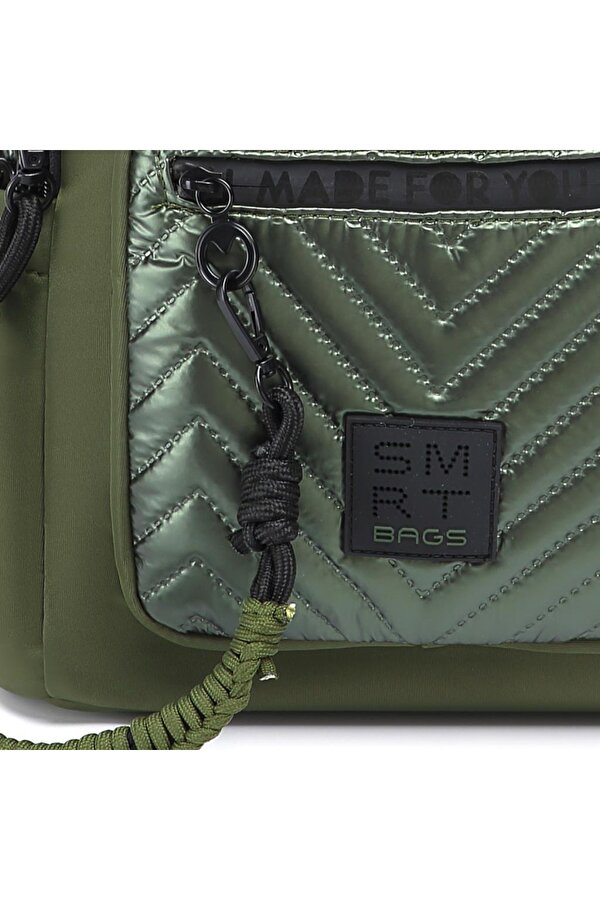 Parlak Kumaş Küçük Boy Askılı Kadın Sırt Çantası 3252