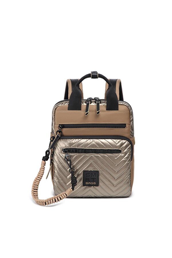 Parlak Kumaş Küçük Boy Askılı Kadın Sırt Çantası 3250